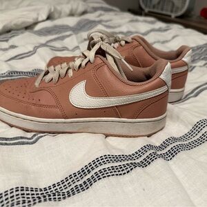 Nike Pink Sneakers with White Accent